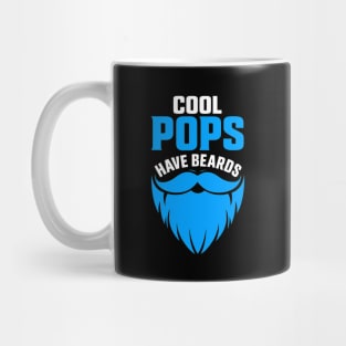 Cool Pops Have Beards Fathers Day Design Mug